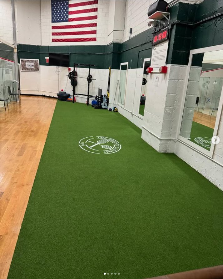 Indoor gym turf at The Heights Casino Brooklyn